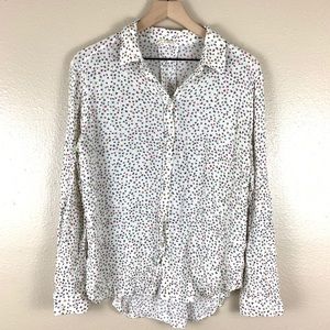 Anthropologie Ribbed Star Print Multicolored